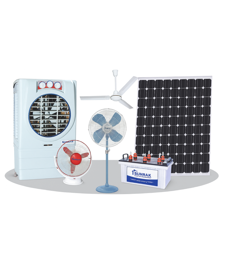solar fan and cooler